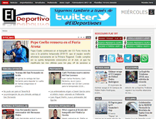 Tablet Screenshot of eldeportivo.es