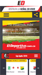 Mobile Screenshot of eldeportivo.com.co